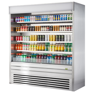 Turbo Air TOM-72ES-N 72"W 34.7 cu. ft. Open Display Merchandiser