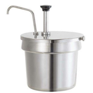 SERVER 83910 CP-8 1/2 L 7 qt. Lockable Stainless Steel Condiment Pump