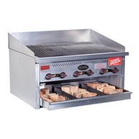 Royal TB-836-SM 35.75" Gas Countertop Turbo Broiler™/Smoker