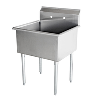 OMCAN 22121 21.5" x 21" One Compartment Budget Pot Sink