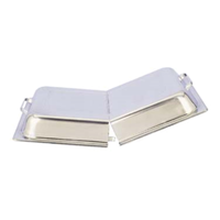 DCH-200F Full-Size 20.75" x 12.75" Hinged Dome Steam Table Pan Cover