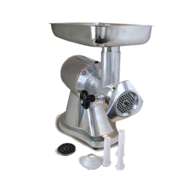 Omcan 21720 Electric #12 Stainless Steel Meat Grinder With Parts For Commercial Electric Meat Grinder Use
