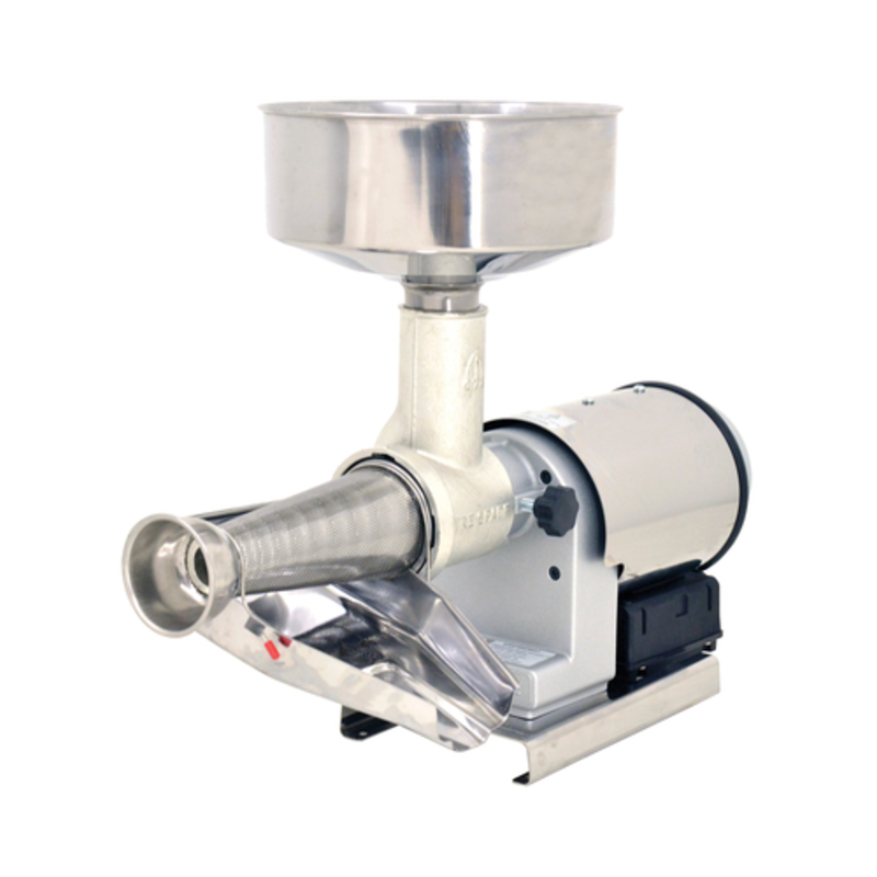 Omcan 41420 1.25 HP Electric Tomato Squeezer with Cover stainless steel commercial tomato processor machine