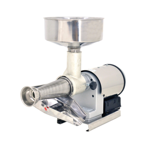 Omcan 41420 1.25 HP Electric Tomato Squeezer with Cover stainless steel commercial tomato processor for sauces purees juices