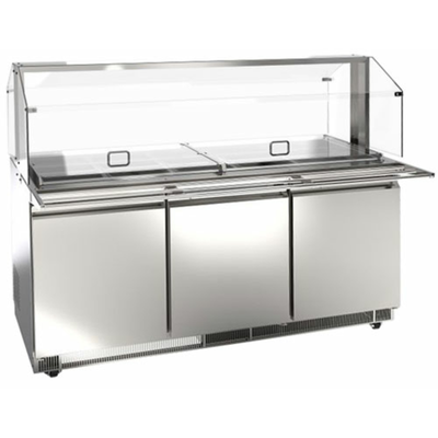 OMCAN 72-Inch Refrigerated Salad Bar and Cold Food Table