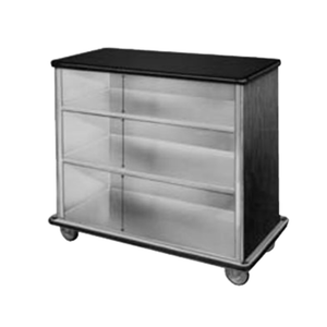 FWE PSC-4 45.5"W Laminate Portable Back Bar with Casters