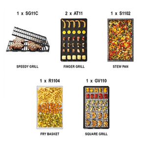 MSK11R Restaurant Starter Pack 1/1 GN Combi Oven Accessory Kit
