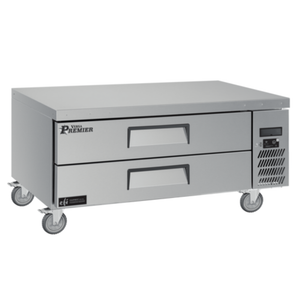 Versa Premier CCB-60VCP Refrigerated Chef Base Equipment Stand With Two Drawers And Wheels