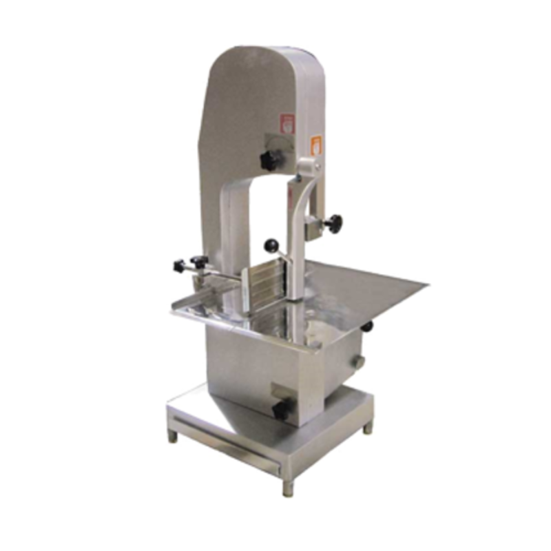 Omcan 19458 Tabletop Economy Electric Meat Bone Band Saw 1.5HP cast aluminum tabletop meat and bone saw with stainless steel table