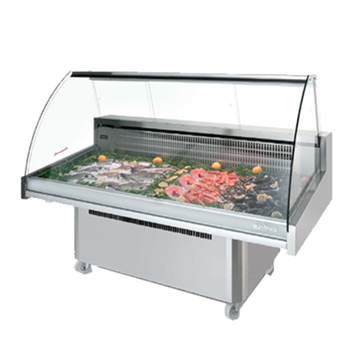 Infrico IDC-VML18 77"W Refrigerated Seafood Fish Display Case