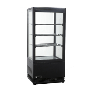 EFI CGCM-1738-B 16.9-Inch Square Glass Refrigerated Display Merchandiser