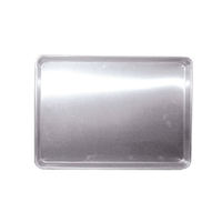 BP-1318 Plaque à pâtisserie en aluminium de calibre 18, demi-taille 33 x 45 cm
