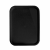 Alt Tag: Omcan 80103 Commercial Black Polypropylene 16" x 12" Fast Food Service Tray black commercial serving tray