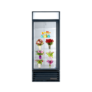 True Refurbished GDM-23 27-Inch Glass Door Floral Refrigerator