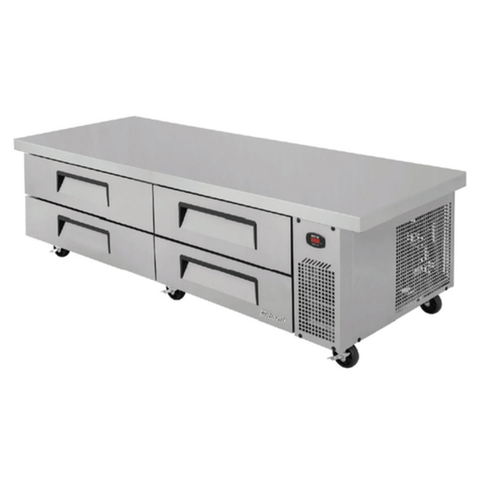 Turbo Air TCBE-82SDR-E-N Réfrigérateur de base de chef super deluxe de 227 cm de largeur