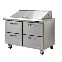 Blue Air BLMT48-D4-HC 48-Inch Mega Top Sandwich Prep Table