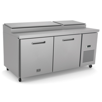 Kelvinator KCHPT72.9 70-13/16"W Two-Section Refrigerated Pizza Prep Table