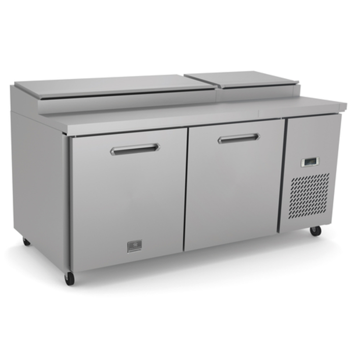 Kelvinator KCHPT72.9 70-13/16"W Two-Section Refrigerated Pizza Prep Table