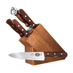 Victorinox Swiss Army 5.1190.7-X1 7-Piece Hardwood Knife Block Set