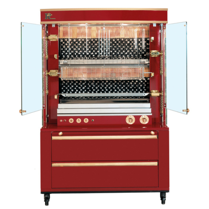 Rôtissoire à gaz Rotisol 1375.4OLG Olympia 53-3/4" L, capacité 24 poulets