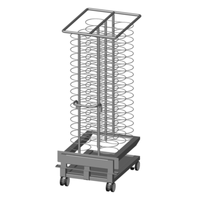Lainox KKP202U Stainless Steel Plated Meals Trolley 180 Kg Capacity