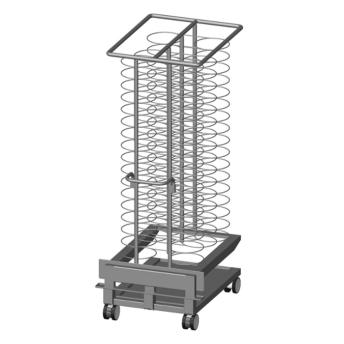 Lainox KKP202U Stainless Steel Plated Meals Trolley 180 Kg Capacity
