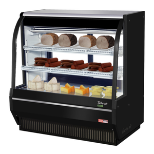 Turbo Air TCDD-48H-W(B)-N 48.5" High Profile Refrigerated Deli Case
