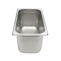 Nestwell 200T6 1/3-Size 6-7/8" x 12-3/4" Stainless Steel Steam Pan
