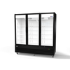 Omcan 50125 79-Inch Three Glass Door Refrigerator Merchandiser For Cold Storage And Product Visibility