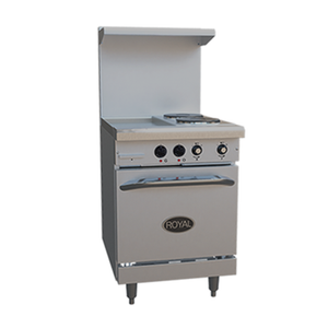 Royal RRE-2GT12 24" Electric Restaurant Range with Griddle