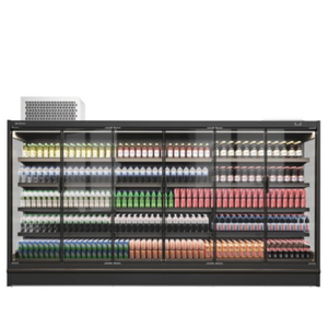 IAG IAG-ML37DGUM1 150-7/8"W Six-Door Glass Merchandiser Refrigerator
