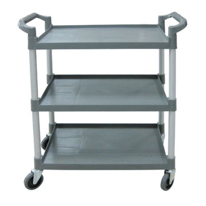 Omcan 47128 3-Tier Utility/Bussing Cart with 300 lb Capacity