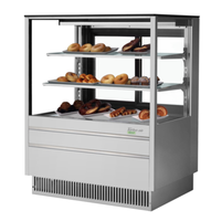 Vitrine de boulangerie non réfrigérée Turbo Air TCGB-36UF-DR-S de 36,5 pouces
