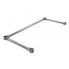 Galvanized Leg Brace For Worktable, Durable And Stable Support For 24" X 84" Worktables In Commercial Settings