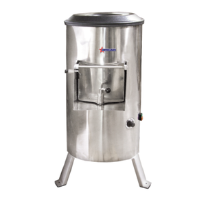 Omcan 20367 55 lb. Capacity Commercial Stainless Steel Potato Peeler