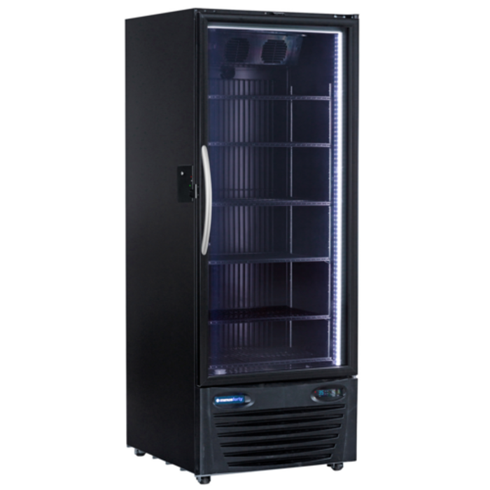 Minus Forty 22-USGR-F2-BK-BI 30-Inch Glass Door Display Merchandiser Refrigerator