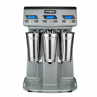 Waring WDM360TX 13" Triple-Spindle Commercial Drink Mixer with Timer