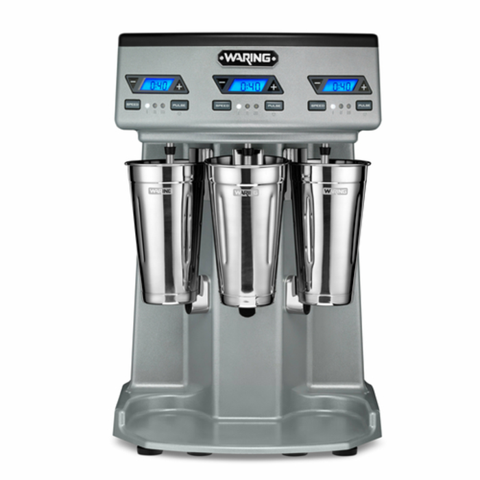 Waring WDM360TX 13" Triple-Spindle Commercial Drink Mixer with Timer