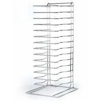 Omcan 80935 Pizza Pan Rack 12" x 12" 15-Slot Countertop