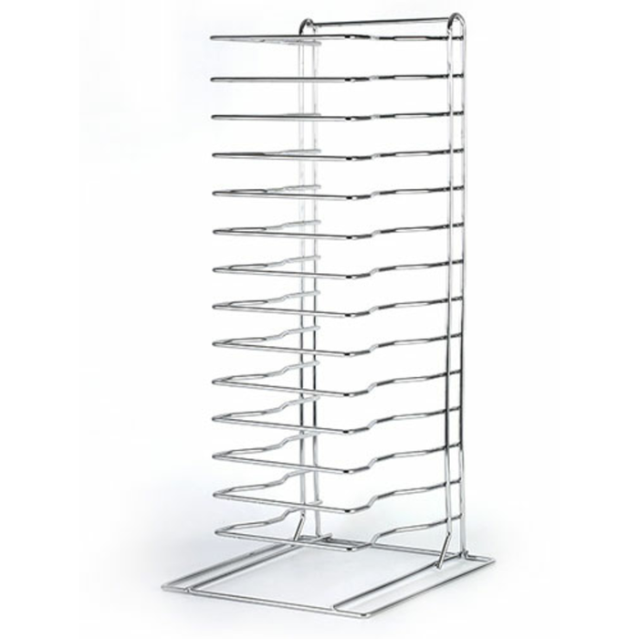 Omcan 80935 Pizza Pan Rack 12" x 12" 15-Slot Countertop