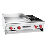 American Range AR24-12G2OB 24" Gas Countertop Griddle Burner Combination