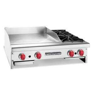 American Range AR24-12G2OB 24" Gas Countertop Griddle Burner Combination