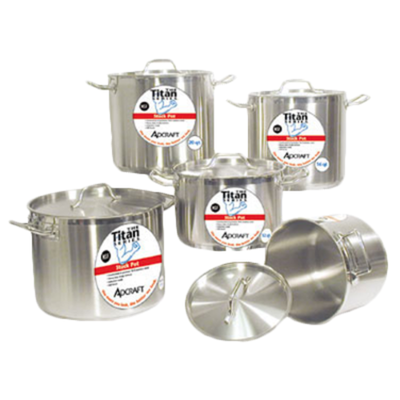 Titan Series SSP-100 Induction Ready Stock Pot with Cover 100 Qt.