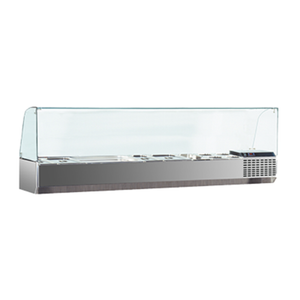 Marra Forni GAC225 88" W Refrigerated Countertop Pan Rail, 10-Pan