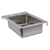 Commercial Drop-In Sink With Drain Basket For Efficient Cleaning In Commercial Kitchens