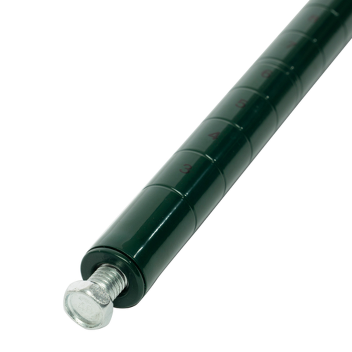 Rosko RO-WS-P54-GE 54-inch Green Epoxy Wire Shelving Post