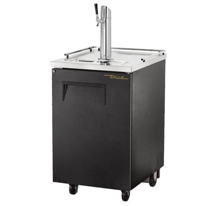 Tireuse à bière True TDD-1-HC 59,7 cm avec porte pleine à tirage direct