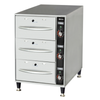 Omcan 47547 Professional Warming Drawer For Restaurants With Three Drawers And Adjustable Temperature Controls