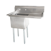 OMCAN 25248 38.5-inch One Compartment Stainless Steel Pot Sink For Commercial Use