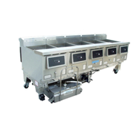 Ultrafryer B-E20-20-5-UC UltraGold 625 lb Electric 5-Vat Fryer System